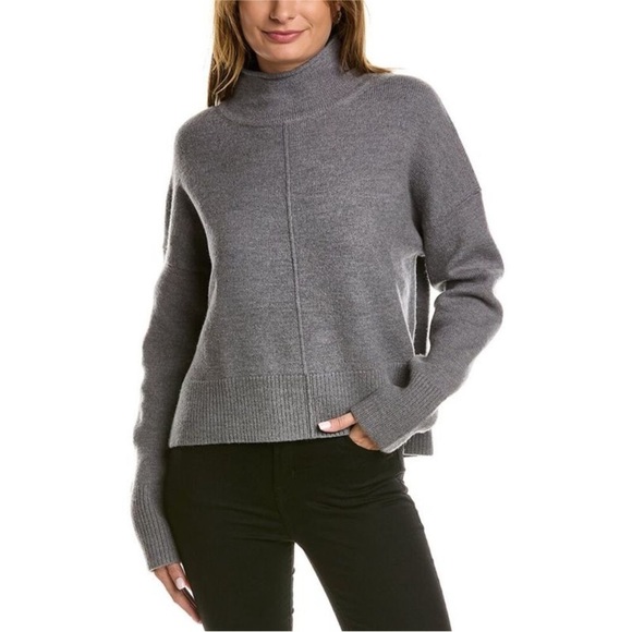 All Saints Sweaters - AllSaints Olsa Merino Wool Grey Sweater (Medium)